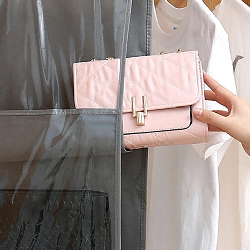 Organiseur de sac à main suspendu double face