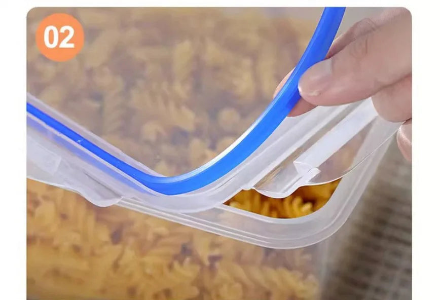 Boîte de rangement hermétique pour réfrigérateur avec couvercle