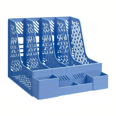 Organiseur de fichiers de bureau à 4 compartiments