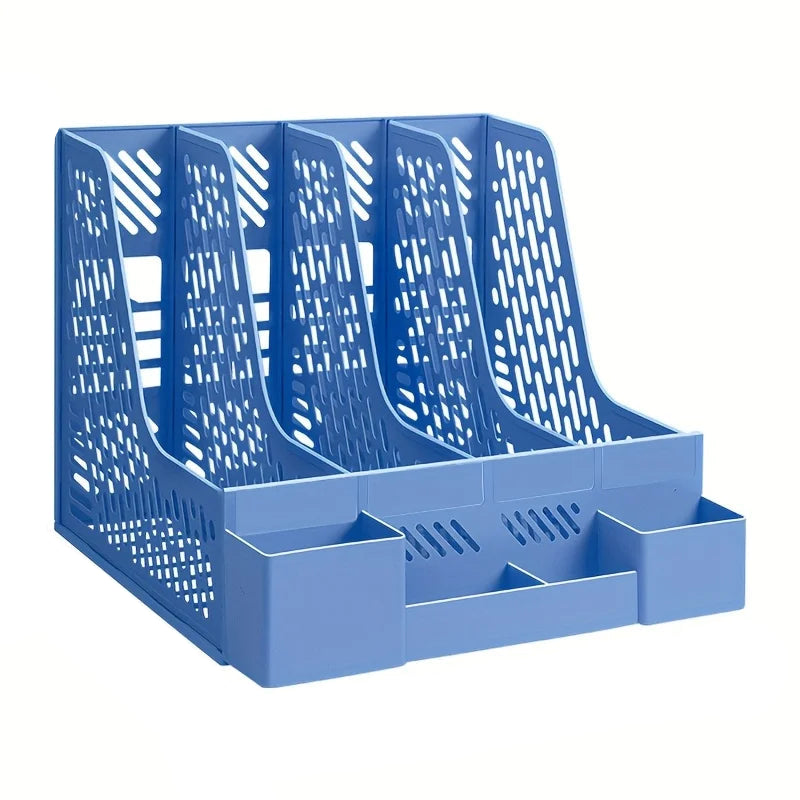 Organiseur de fichiers de bureau à 4 compartiments