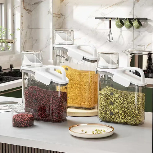 Récipient hermétique pour céréales et riz